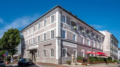 Das Gebäude in dem sich das Hotel befindet
