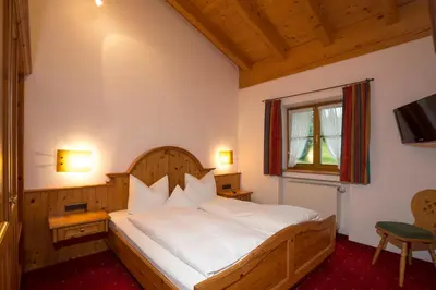 Ein Bett oder Betten in einem Zimmer der Unterkunft Landhaus Stephanie