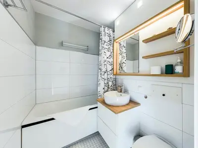 Ein Badezimmer in der Unterkunft AlpenTraum