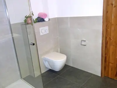 Ein Badezimmer in der Unterkunft Ferienwohnung sZuahäusl