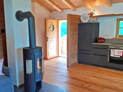 Küche/Küchenzeile in der Unterkunft Ferienwohnung sZuahäusl