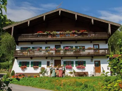 Ein Garten an der Unterkunft Hafnerhof