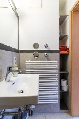 Ein Badezimmer in der Unterkunft Hafnerhof