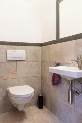 Ein Badezimmer in der Unterkunft Hafnerhof