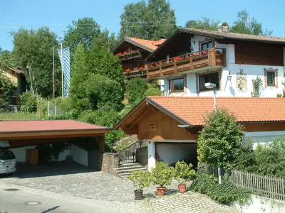 Das Gebäude in dem sich die Ferienwohnung befindet