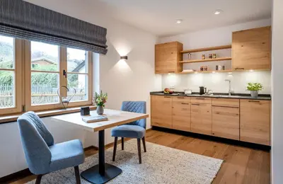 Küche/Küchenzeile in der Unterkunft Alperie Ferienhaus