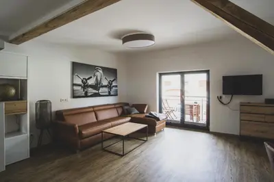 TV/Unterhaltungsangebot in der Unterkunft Modernes Loft vor den Toren des Chiemgaus