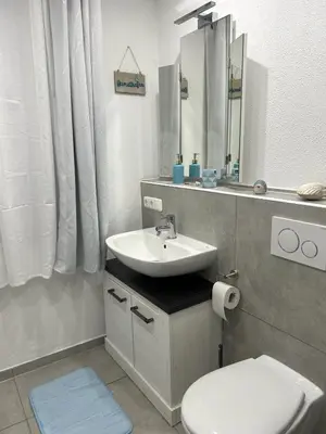 Ein Badezimmer in der Unterkunft Chiemsee - Idyll