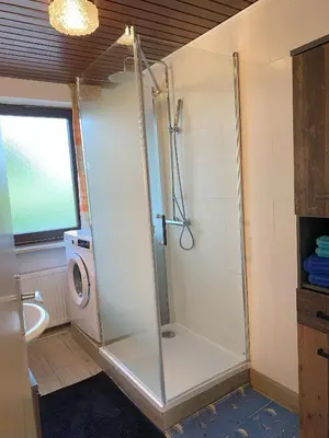 Ein Badezimmer in der Unterkunft Chiemsee - Idyll