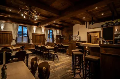Lounge oder Bar in der Unterkunft Hotel Fischerwirt