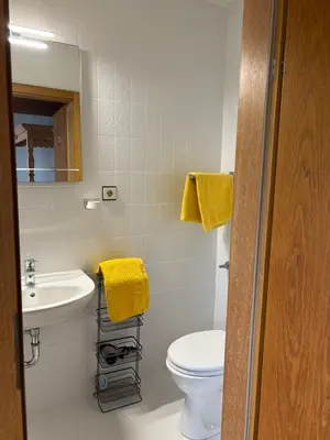 Ein Badezimmer in der Unterkunft Hotel Garni Austermayer