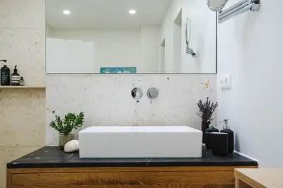 Ein Badezimmer in der Unterkunft Naturhaus Luminus