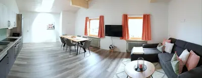 TV/Unterhaltungsangebot in der Unterkunft Ferienwohnung Alpenfex