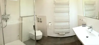 Ein Badezimmer in der Unterkunft Ferienwohnung Alpenfex