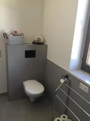 Ein Badezimmer in der Unterkunft Ferienwohnung Heigemeir