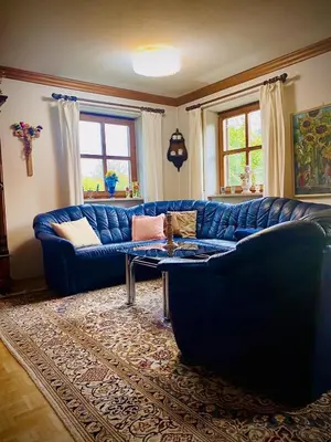 Ein Sitzbereich in der Unterkunft Landhaus in Pförring