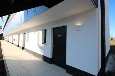 Das Gebäude in dem sich das Hotel befindet
