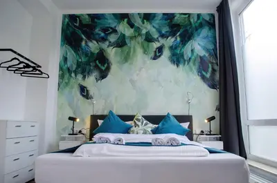 Ein Bett oder Betten in einem Zimmer der Unterkunft HOMELY STAY Studio 6 - Your Comfortable Self-Check-In Studio in Munich