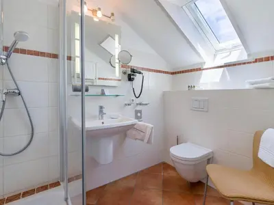 Ein Badezimmer in der Unterkunft Ammergauer Zeitgeist