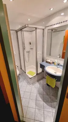 Ein Badezimmer in der Unterkunft Am Klostergarten
