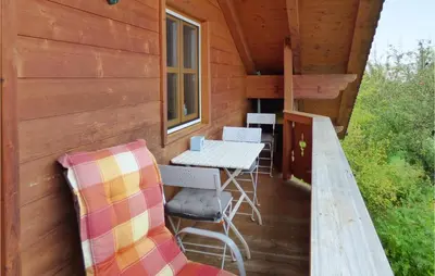 Ein Balkon oder eine Terrasse in der Unterkunft Ferienwohnung Heidi