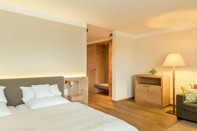 Ein Bett oder Betten in einem Zimmer der Unterkunft Bauer Hotel und Restaurant