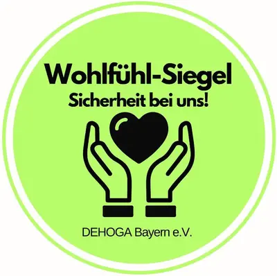 Ein Zertifikat, Auszeichnung, Logo oder anderes Dokument, das in der Unterkunft Hotel Gut Schwaige ausgestellt ist