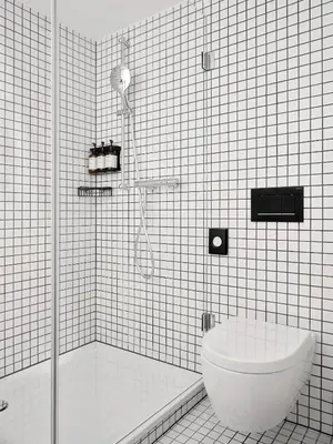 Ein Badezimmer in der Unterkunft Bob W Münchner Freiheit
