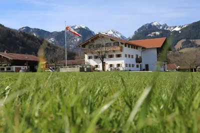Naturlandschaft in der Nähe des Bauernhofs