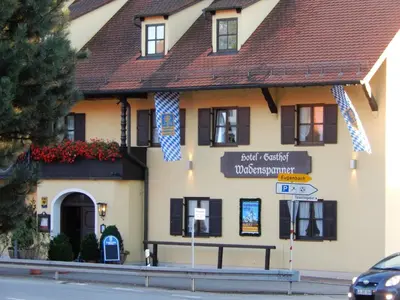 Das Gebäude in dem sich die Pension befindet