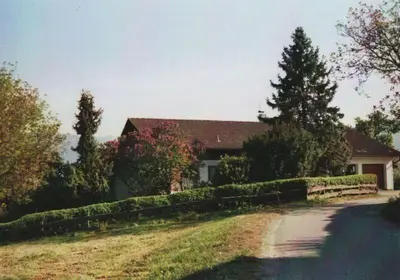 Ein Garten an der Unterkunft Ferienwohnung Greimelberg