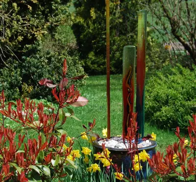 Ein Garten an der Unterkunft Ferienwohnung Greimelberg