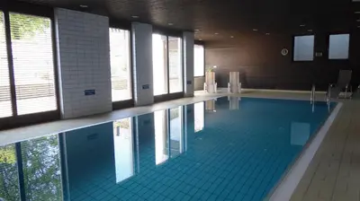 Der Swimmingpool an oder in der Nähe von Ferienwohnung Hutzfeld Tammi