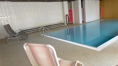 Der Swimmingpool an oder in der Nähe von Ferienwohnung Hutzfeld Tammi