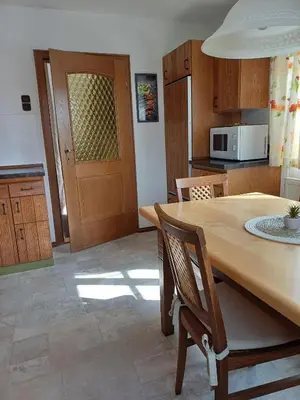 Küche/Küchenzeile in der Unterkunft Ferienwohnung Wenzl
