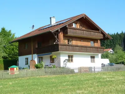 Das Gebäude in dem sich die Ferienwohnung befindet
