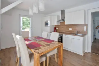 Küche/Küchenzeile in der Unterkunft Traum-Ferienwohnung Alpenblick