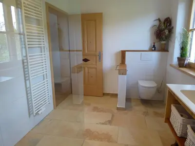 Ein Badezimmer in der Unterkunft Ferienwohnung Schreiner-Viehhausen