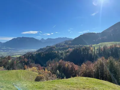 Naturlandschaft in der Nähe des Bauernhofs
