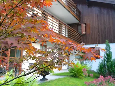 Ein Garten an der Unterkunft Hubertus Apartments
