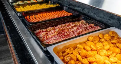 Essen im Hotel oder in der Nähe