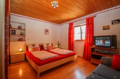 Ein Bett oder Betten in einem Zimmer der Unterkunft Beim Appertinger