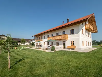 Das Gebäude in dem sich der Bauernhof befindet
