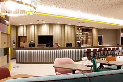 TV/Unterhaltungsangebot in der Unterkunft Hampton by Hilton Munich Airport South