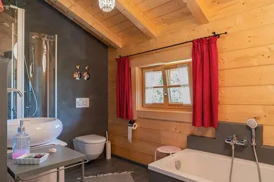 Ein Badezimmer in der Unterkunft Alchemilla