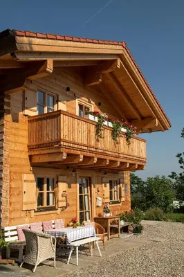 Ein Balkon oder eine Terrasse in der Unterkunft Alchemilla