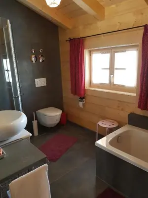 Ein Badezimmer in der Unterkunft Alchemilla