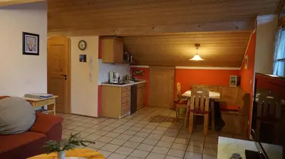 Küche/Küchenzeile in der Unterkunft Ferienwohnung Wingen