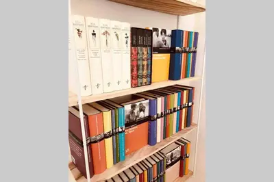 Die Bibliothek in der Ferienwohnung