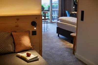 Ein Bett oder Betten in einem Zimmer der Unterkunft Aschbacher Hof